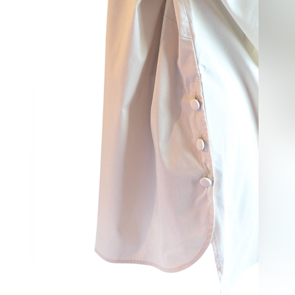 NWOT Denim & Co. Coolmax Side Slit Button Down Blouse Top Sz 3x - Picture 5 of 12